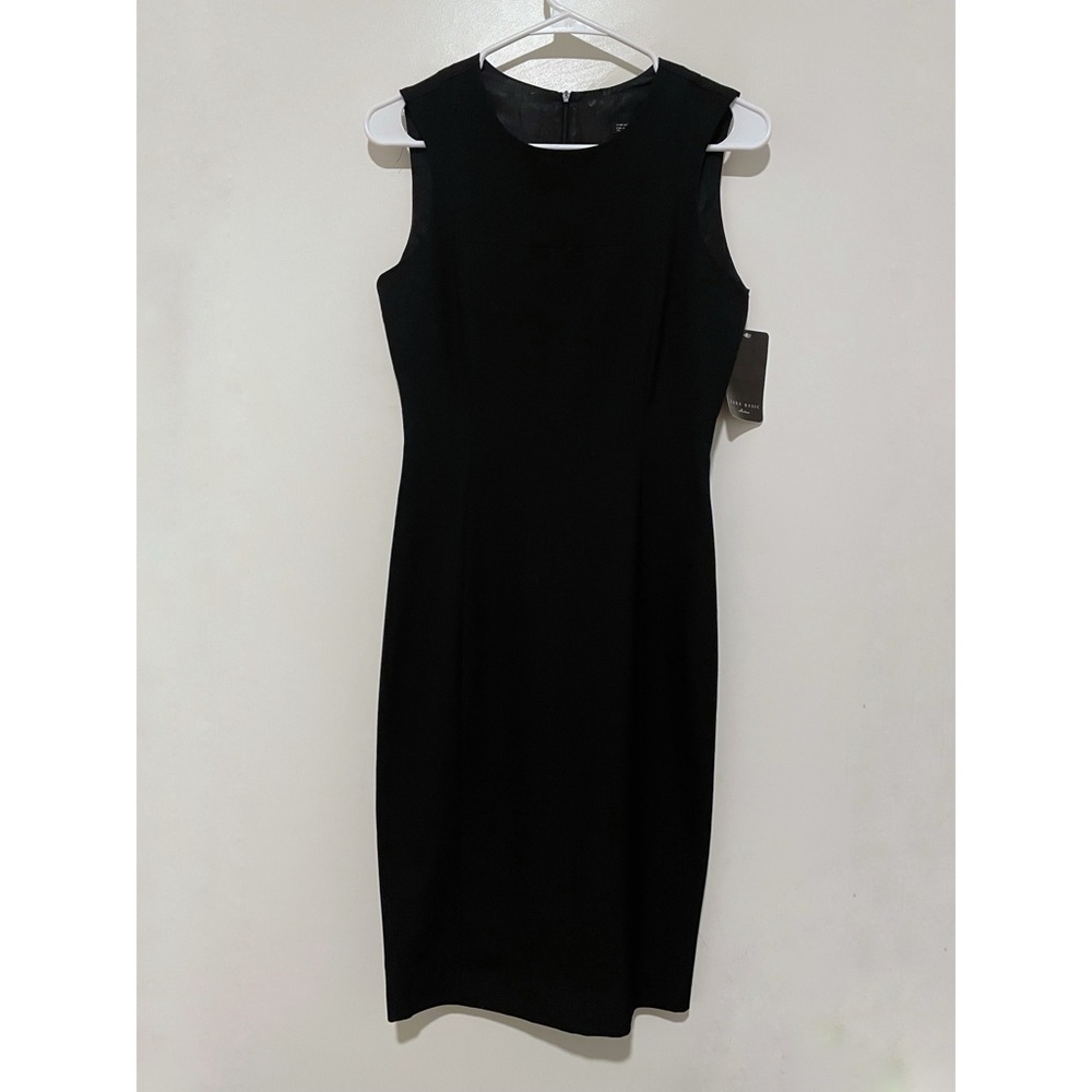 NWT Zara Basic Sleeveless black shift dress